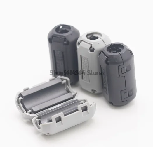 Inner 9mm 0.35''clip EMI filter ferrite bead 2035-0930 grey cables wires NOISE CANCEL ferrite core RF choke ferrite,10pcs/lot