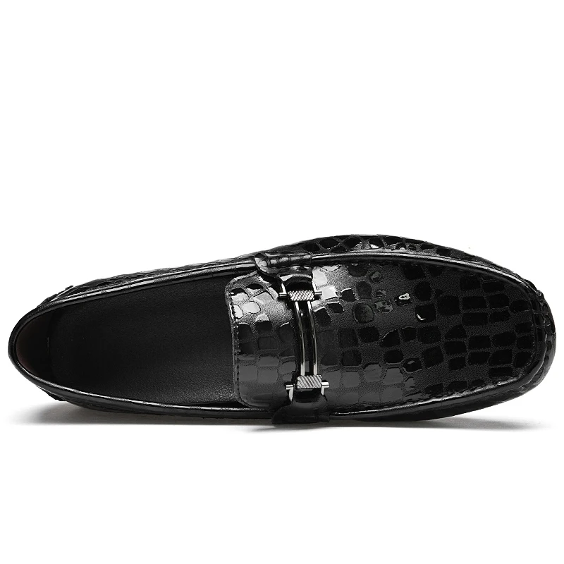 Lente Herfst Heren Loafers Schoenen Luxe Lederen Loafers Mannen Lofer Schoen Big Size Mocassins Hombre 46 47 Dropshipping