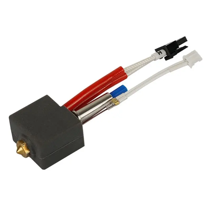 

Комплект хотэнда A75Q-24V 60W с термистором, нагревателем и соплом для экструдера Kingroon KP3S V1, латунное сопло 0,4 мм