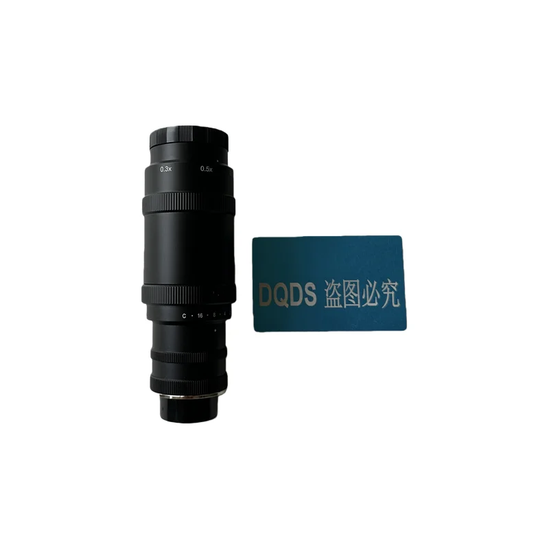 KEYENCE CA-LM0307 Telecentric Macro Closed Circuit Television Lens Used for Measuring the Dimensions of Electronic Components