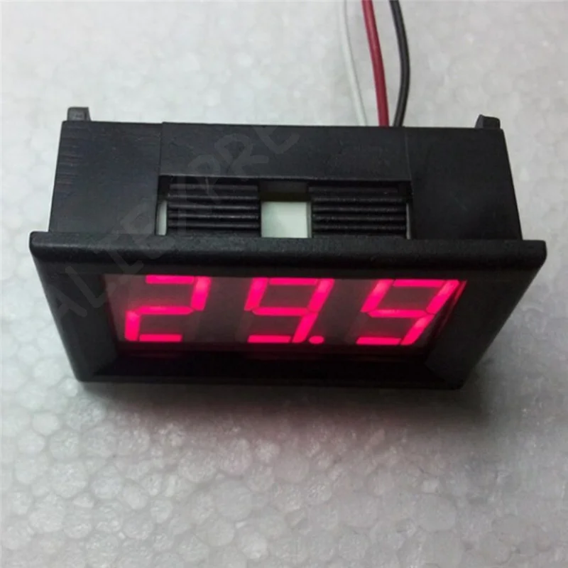 New Mini voltmeter tester Digital voltage test battery DC 0-30V red auto car LW SZUS