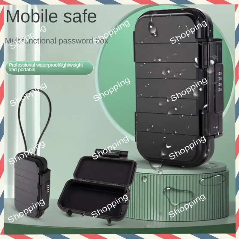 M20K Lock Box, Telefon Lock Box, Sicherheit Lock Box, Transparent Outdoor Wasserdicht Reise Safe, Passwort Strand Box Einfache Installation, Bl