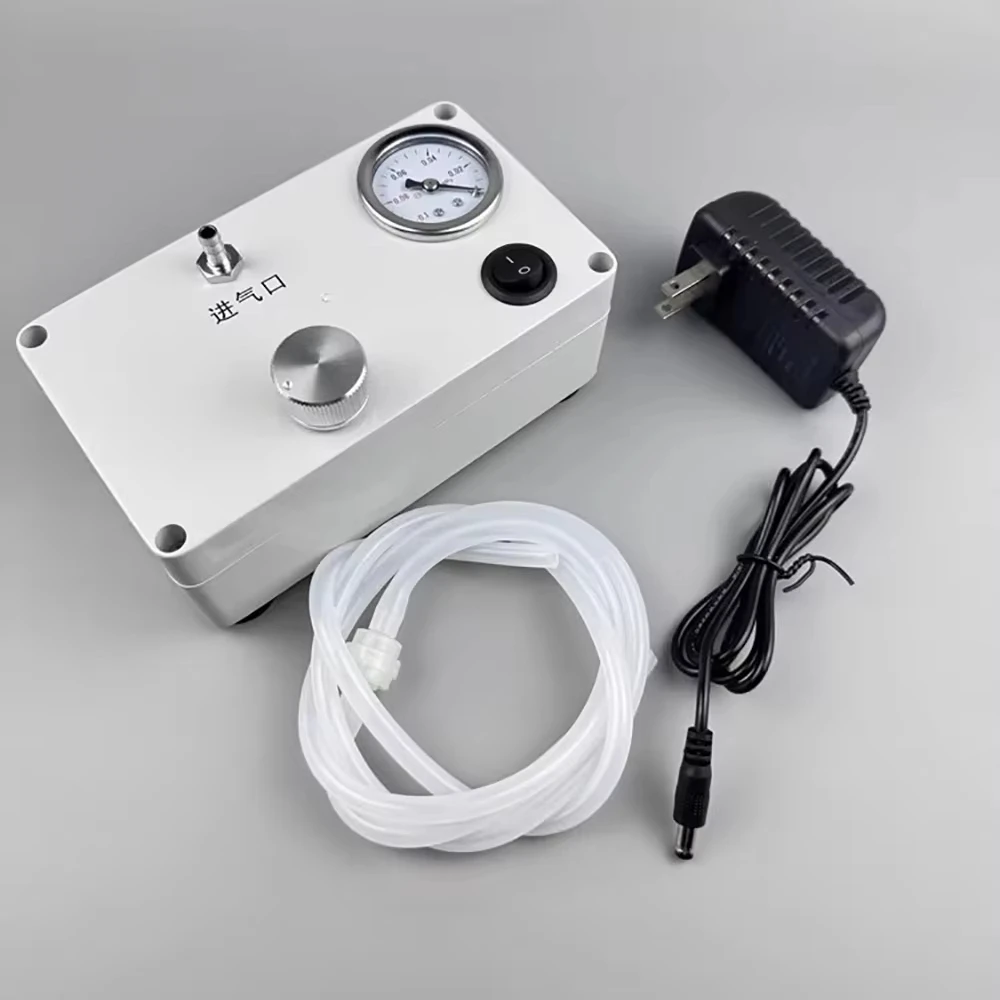 Adjustable Desktop Vacuum Pump System with Pressure Gauge Lab Filtration Defoaming Negative Pressure Equipment