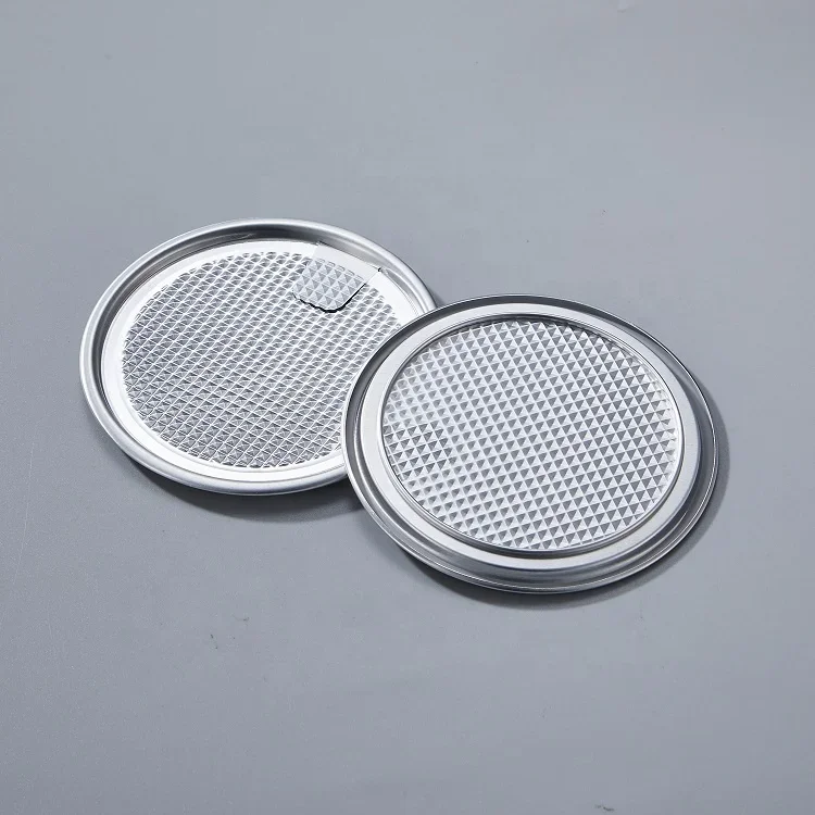 

307# Aluminum EOE Plastic Can Use Easy Open Lid 100 pieces