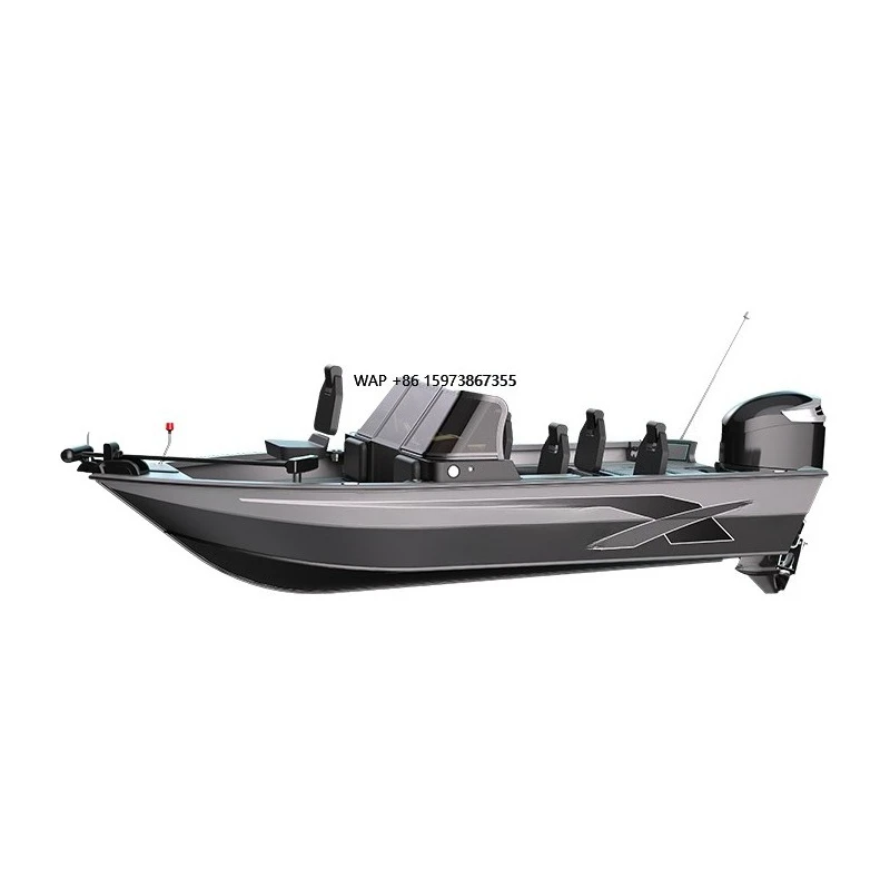 15 Fuß langes Angel-Jon-Boot aus Aluminium mit Rumpf zum Verkauf