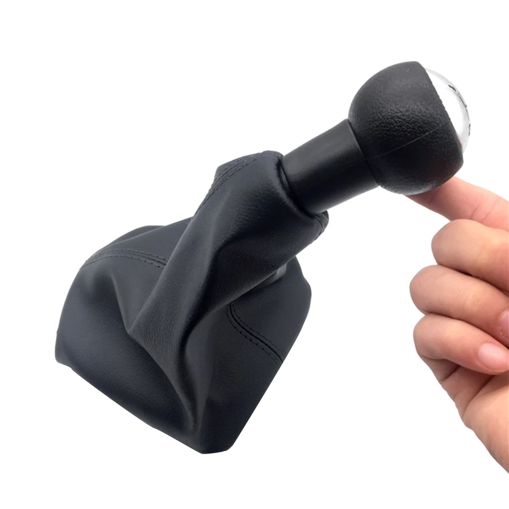 

Gear Shift Knob Shifter 5 Speed Lever Stick Gaiter Boot for Peugeot 307 207 406 Elaborate Manufacture Prolonged