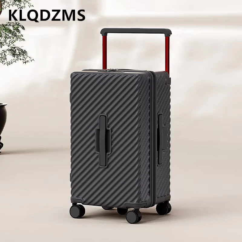 KLQDZMS 20 "22" чемодан для кабины 24 "26" 28 "30 дюймов большой вместительный чемодан на колесиках Многофункциональный посадочный чемодан для ПК на колесиках