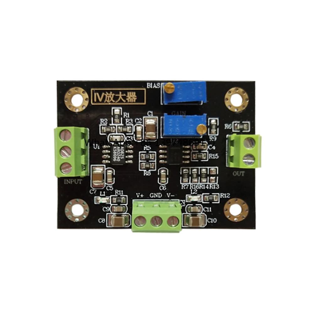 IV Conversion Amplifier Voltage Signal Amplification Silicon PIN Photodiode Amplifier Board Current Conversion