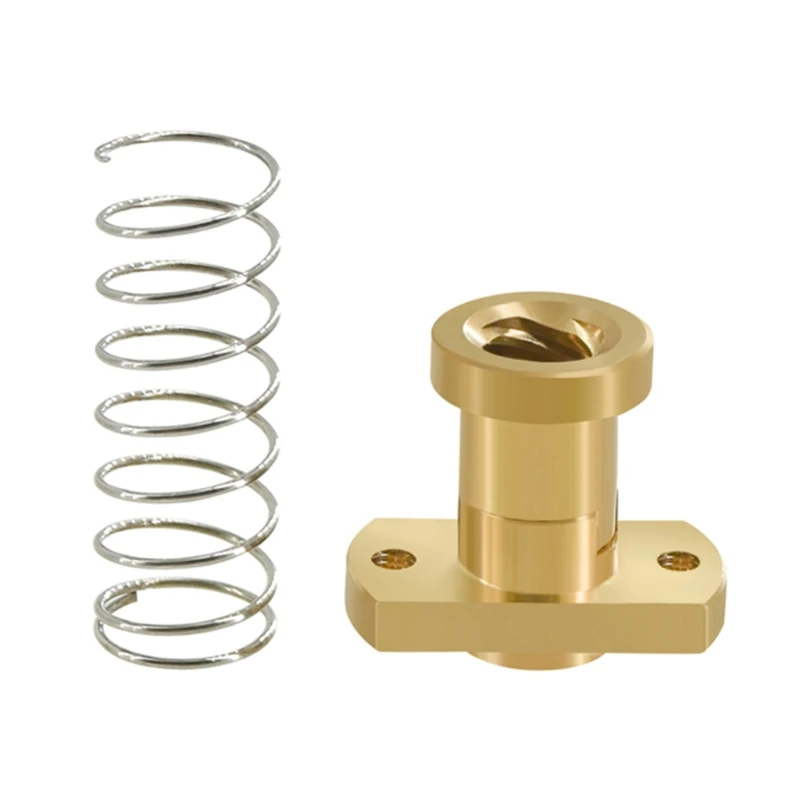 T8 Anti Backlash Nut Elimination Brass Nuts for Upgrade Ender 3 CR-10 / Tornado/Clone 8mm 3D Printer Accessory Drop Shipping