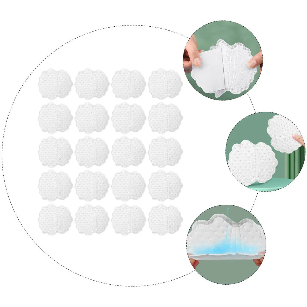 20 قطعة منصات عرق الإبط تنفس امتصاص العرق بقع للنساء الرجال تحت الإبط درع لوازم الصيف الإبط المتاح