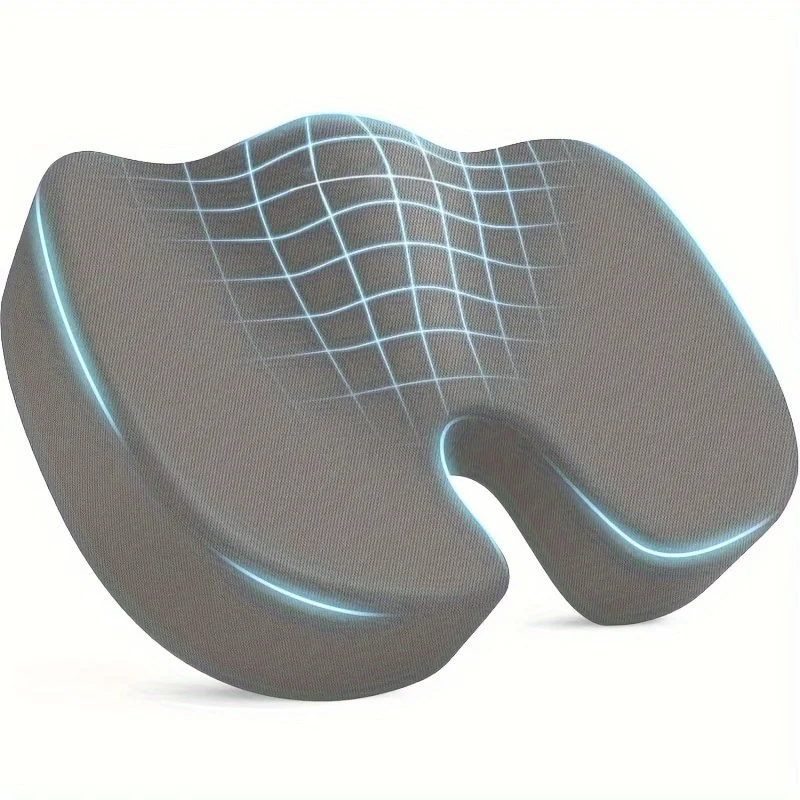 Ergonomic Office Chair Cushion - Comfortable Support, Suitable for Office, Car and Aircraft Seats
