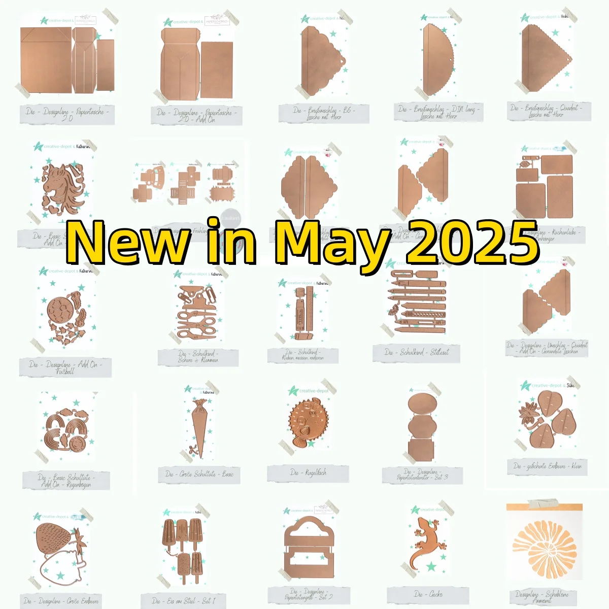 

Rounded Tabs Fussball Rainbows Fruit Metal Cutting Dies Stencil DIY Scrapbook Embossed Handcraft Card Craft Decoration 2025 New
