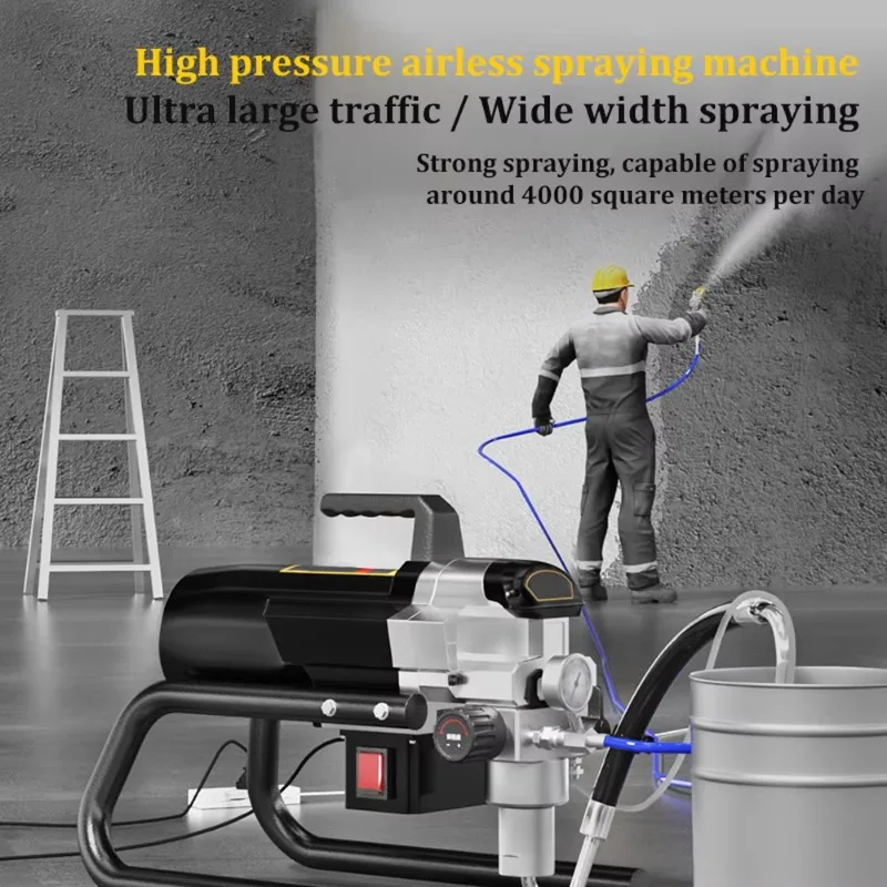 متعددة الوظائف ارتفاع ضغط 2.6 لتر/دقيقة آلة الرش البولي يوريثين المعجون مسحوق طلاء مقاوم للماء آلة طلاء الطين