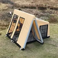 Four Seasons Tent Waterproof Outdoor Luxury Large Camping Inflatable Tent 8-10 People 10 Square Meters