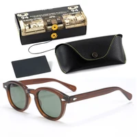 Johnny Depp gafas de sol polarizadas hombres mujeres marca de lujo diseñador estilo gafas de sol para hombre mujer Oculos