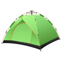 Beach 3-4 Person Tourism Double-layer Fully Automatic Tent Camping Complete Set of Equipment Outdoor Two Person Camping Tent