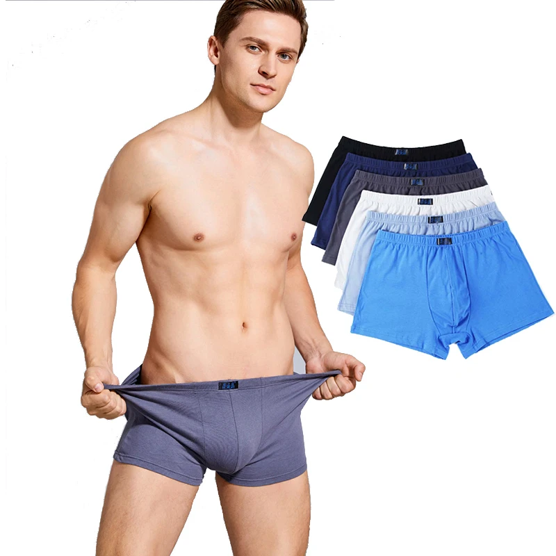 

4pcs Cotton Man Boxers 4XL- 8XL Soft Comfortable Panties Breathable Underwear Big Sizes Men's Underpants Boy Undershorts Briefs