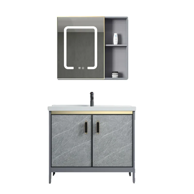 

Шкаф для умывальника от пола до потолка, алюминиевая ванная комната, комбинированный балкон