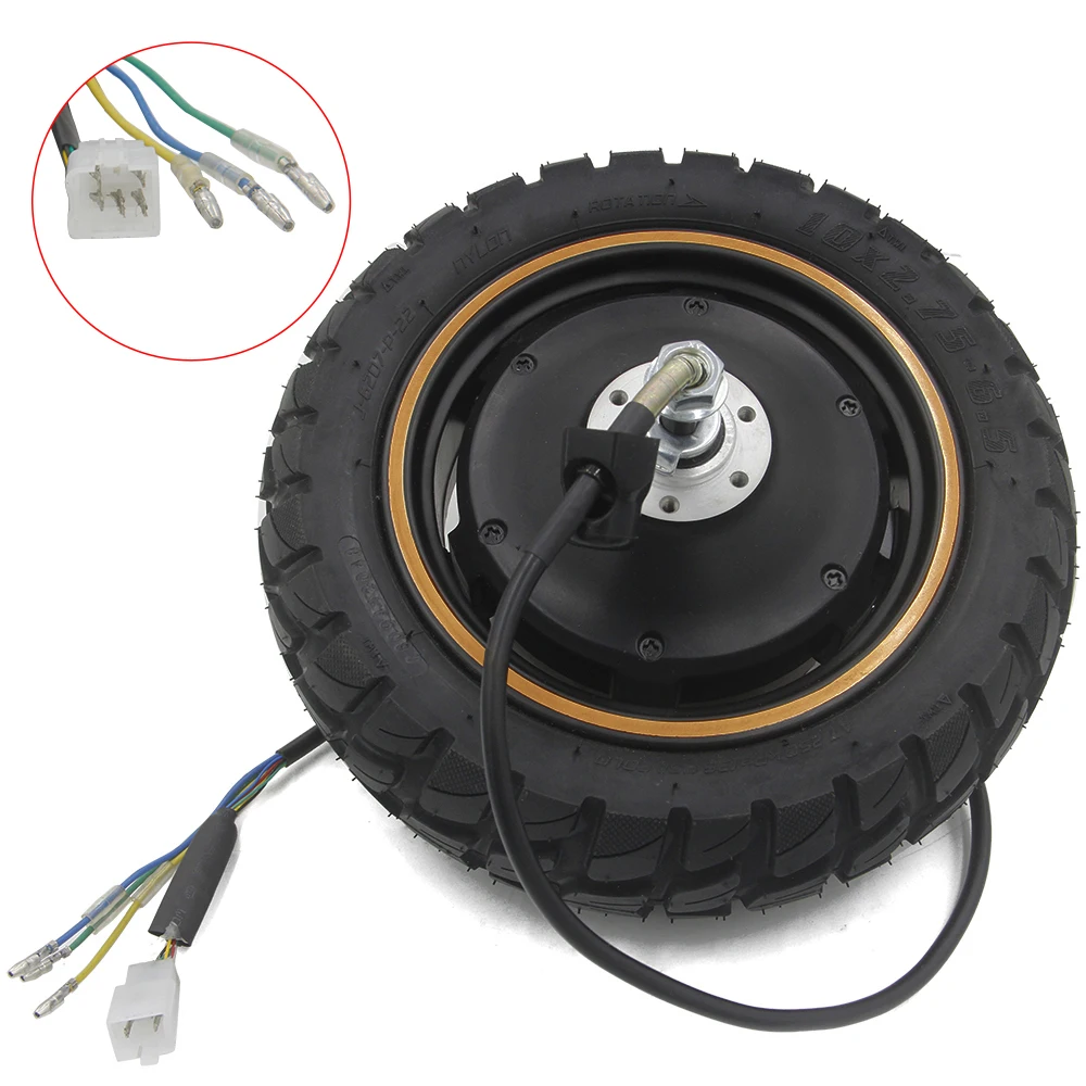 1200W engine hub motor, with 10 * 2.75-6 scooter tire 48v voltage self-balancing