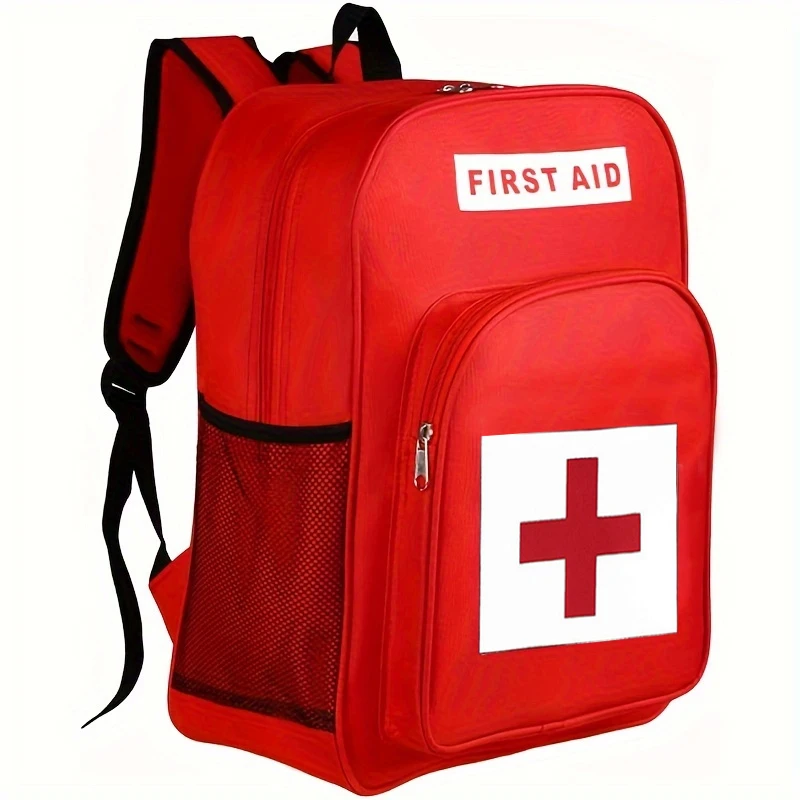 First Aid Bag Tactical Medical Bag Waterproof Outdoor Camping Durable Large Capacity First Aid Backpack （Only Bag）