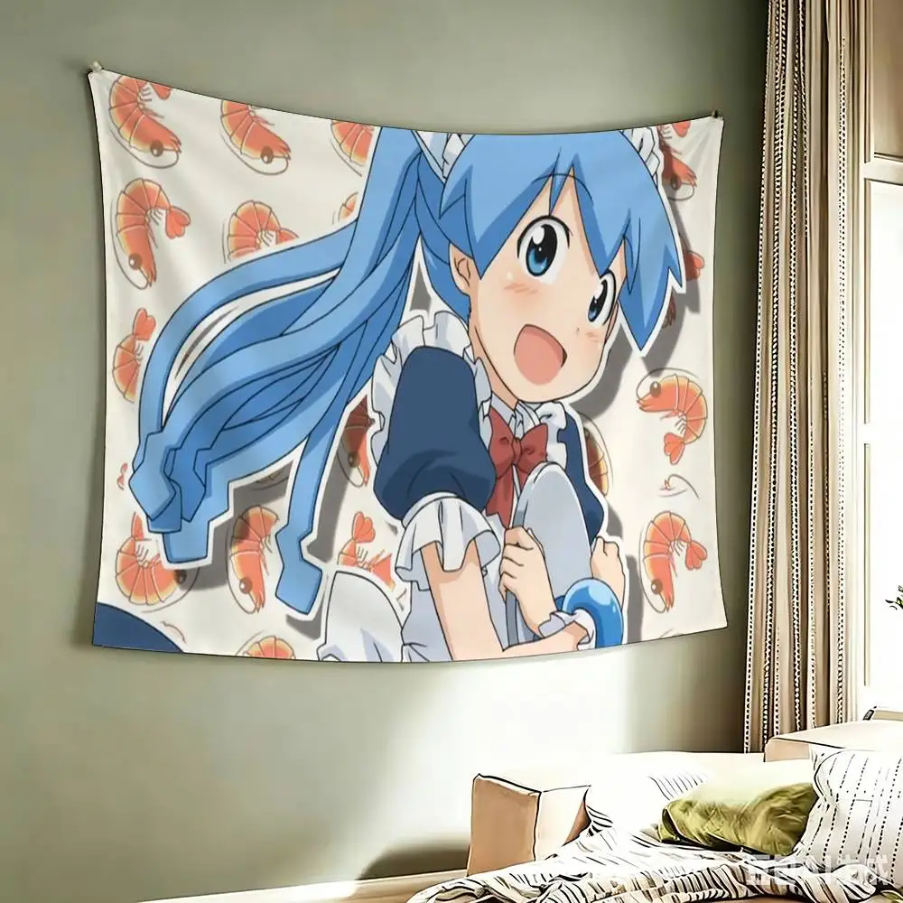 Ika Musume Cute flag Best Price Decoration Outdoor Picnic Party Art Hanging