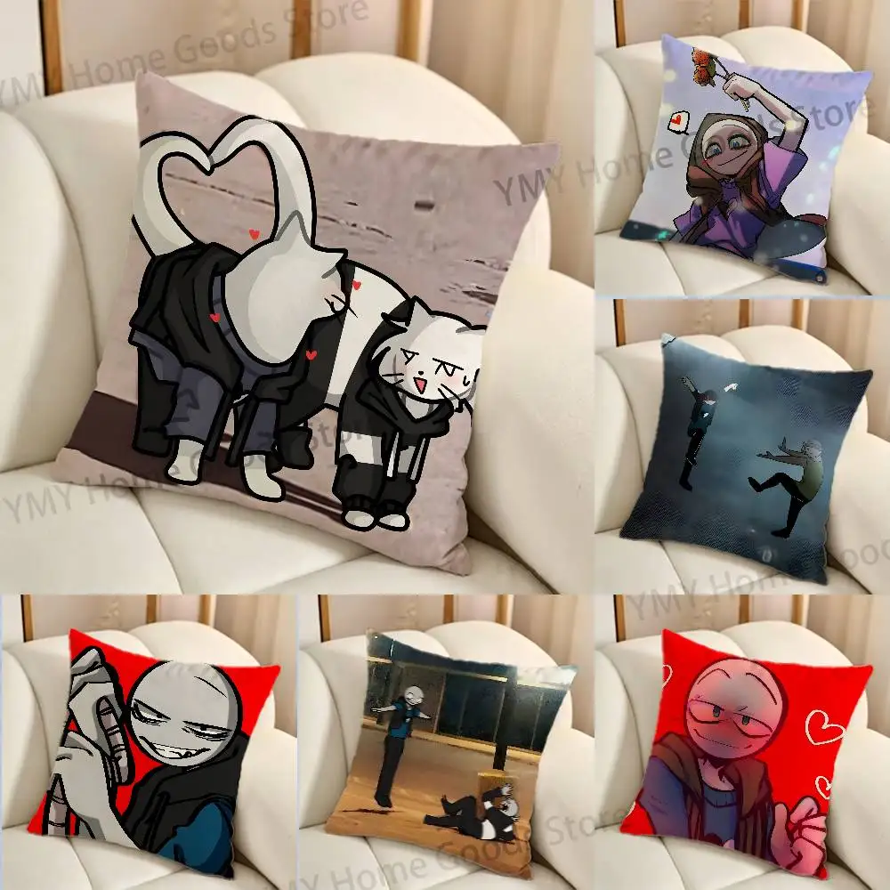 YN game Peter Your Boyfriend Cartoon Printing Pillowcase Customized Pillow Cover for Sofa Home Decor