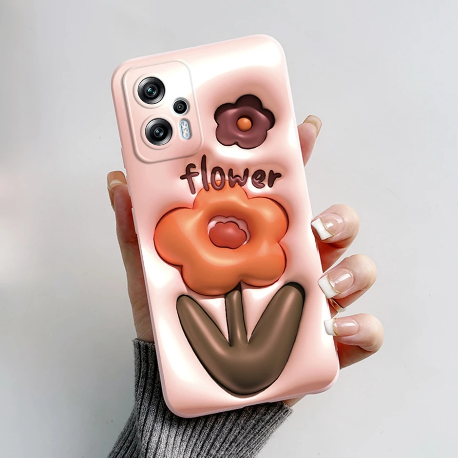 Fashion Phone Cases For Xiaomi Poco X4 GT phone Bag Coques  For Xiaomi Poco X4 Pro 5G Cute Cartoon Protective Shells Phone Cases