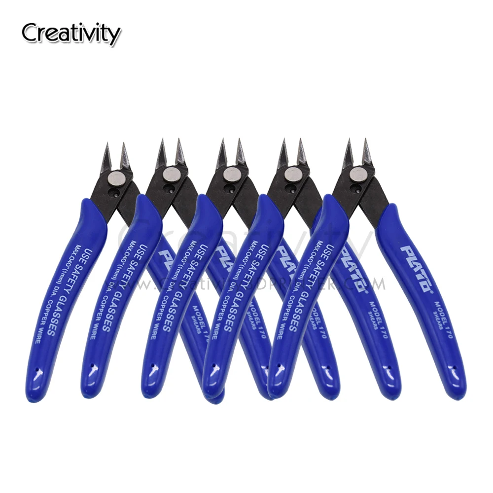 

Creativity PLATO170 Electrical Wire Cable Cutters Cutting Side Snips Flush Pliers Hand Tools Cutting Beading Pliers Tools