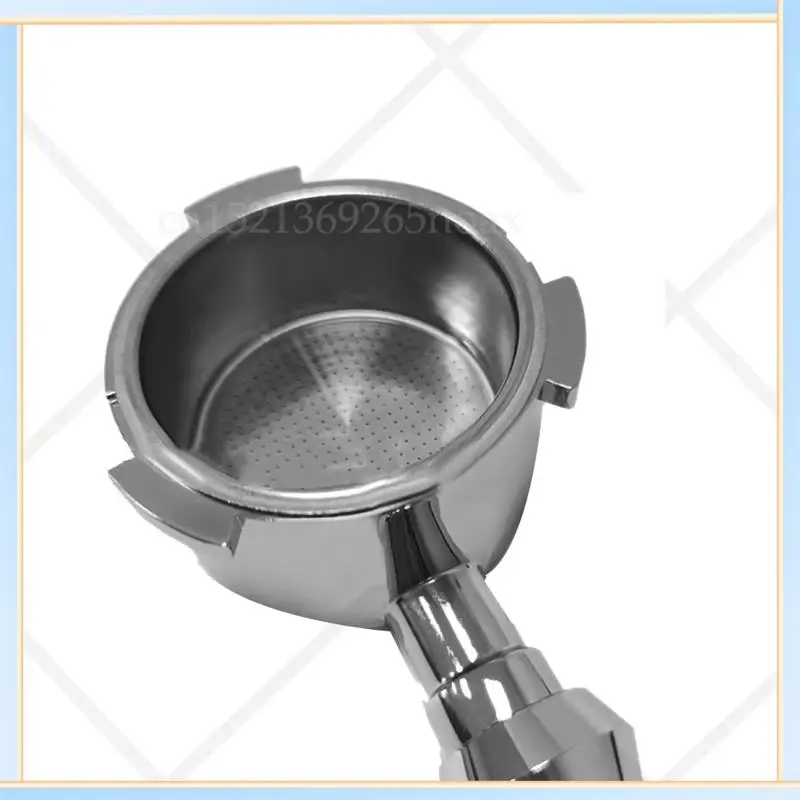 -Portafiltro SPOR de 51Mm con 3 orejas para cafetera Delonghi Dedica EC680/685, incluye cuenco de polvo de 51Mm para cuatro personas A