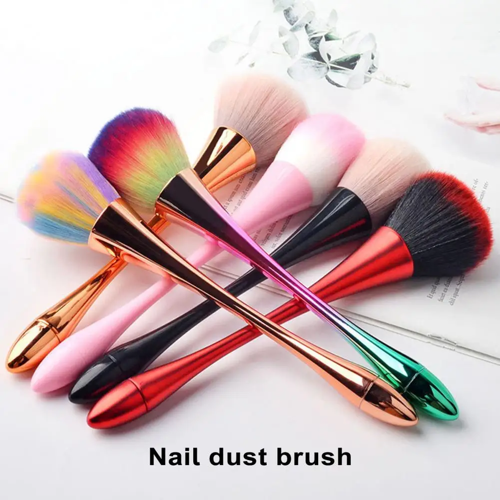 Nail Dust Clean Brush Soft Head Nail Art Cleaner Powder Remover Brush Manicure Tool,blusher Brush Make Up Beauty Tool