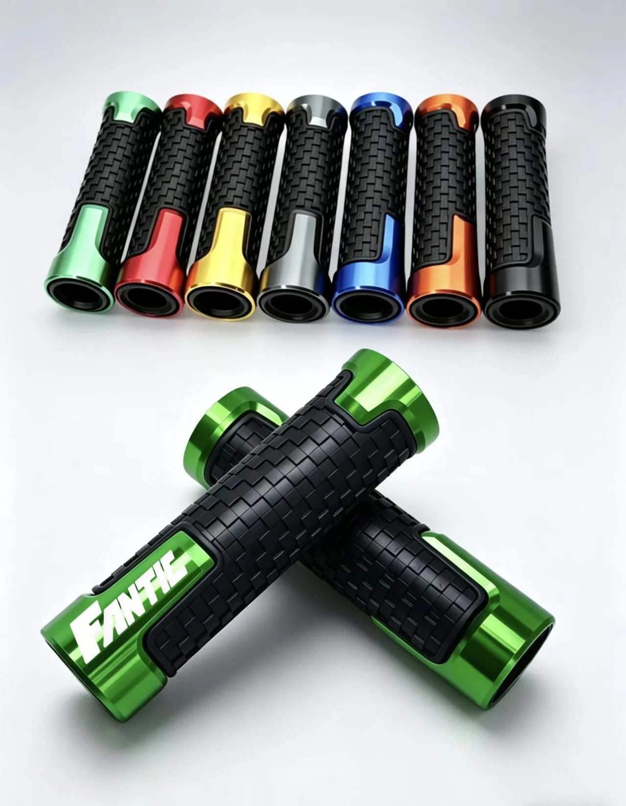 FANTIC Latest Model Motorcycle Handlebar Grips Ergonomic Design for Enhanced Control And Comfort
