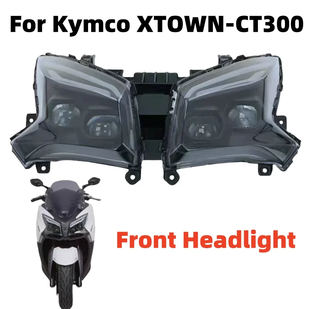 New LED Motorcycle Headlight For Kymco XTOWN-CT300 300CT CT 300 Head Light Front Headlamps Assembly Original Accessories