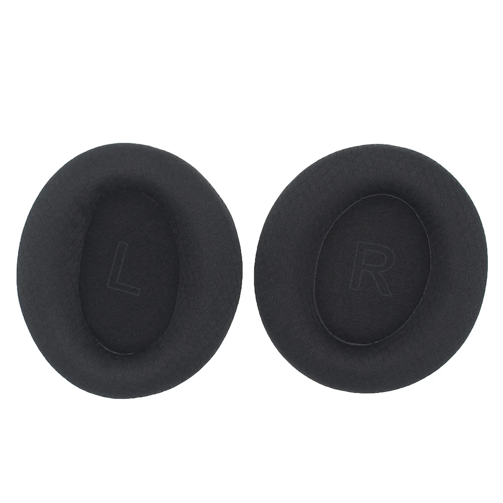 แผ่นรองหูฟังเปลี่ยนผ้าตาข่ายแผ่นรองหูฟังโฟมแยกเสียงรบกวนหูฟังแผ่นรองหูฟังสําหรับ Anker Soundcore Life Q30/Q35/Q30BT