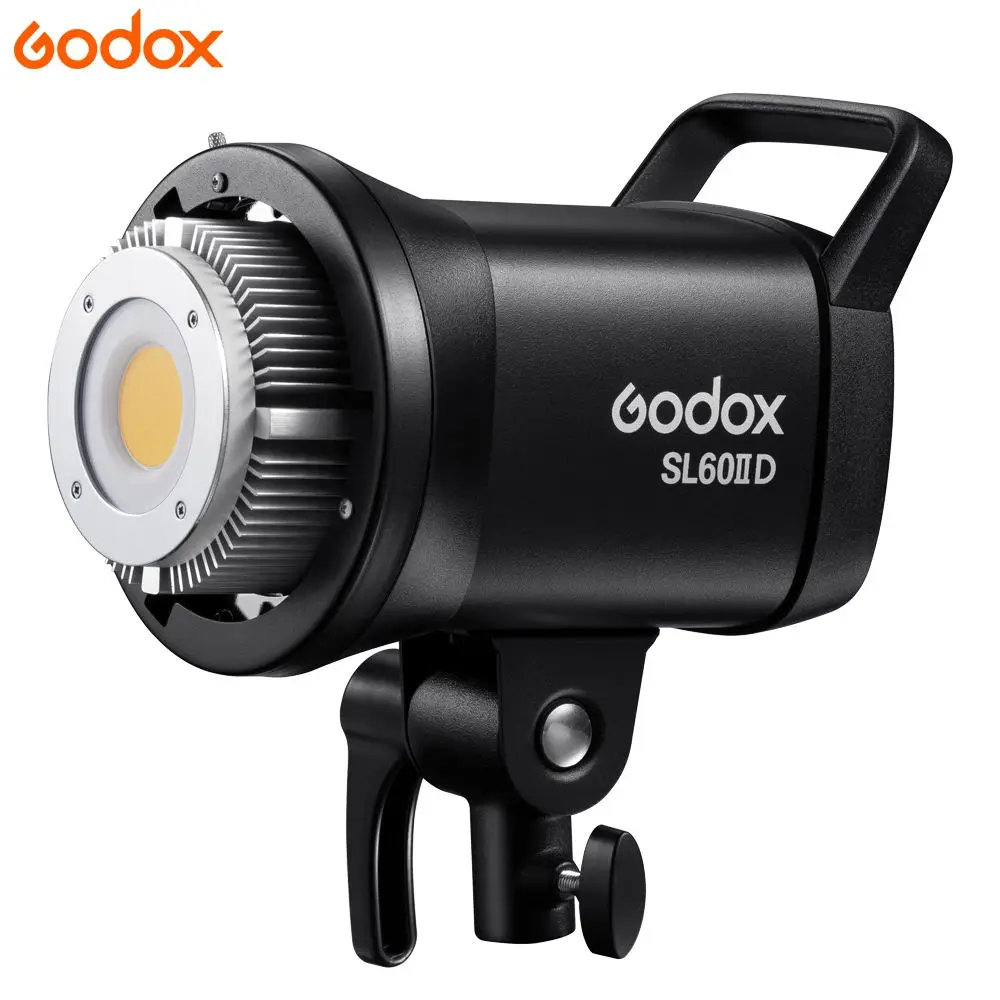 Original Godox SL60IIBi 75W Bi-color LED Video Light 2800K-6500K Continuous Lighting Bowens Mount Studio YouTube Live APP Metal