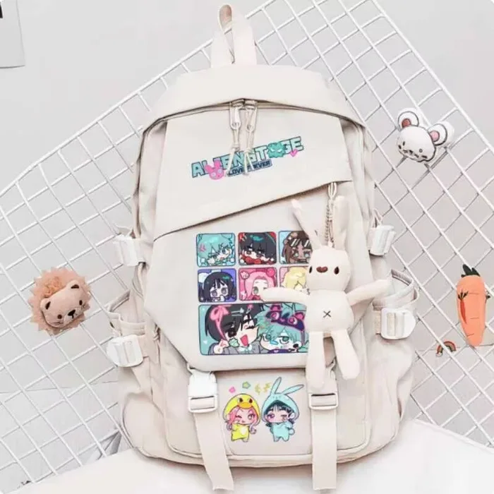

Anime Alien Stage Schoolbag Backpack High-Capacity Shoulder Bag Cosplay Travel Student Teenager B1879 Anime Anime