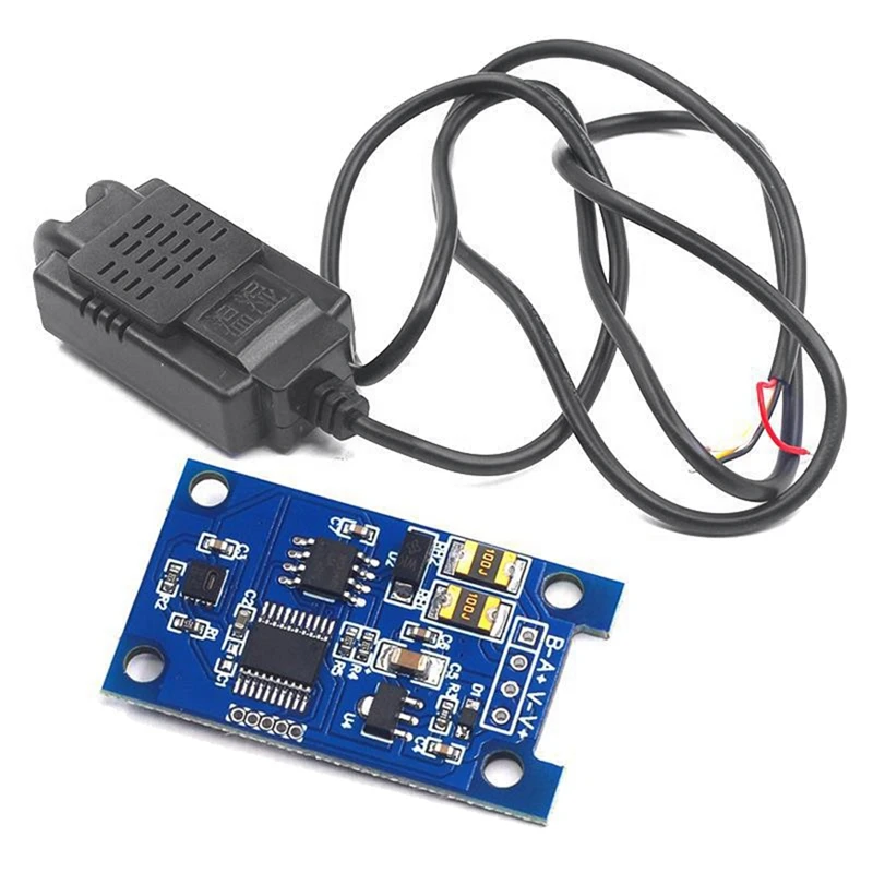 TTKK transmiter Kelembaban Suhu SHT20 panas modul Sensor Modbus RS485 dengan wadah