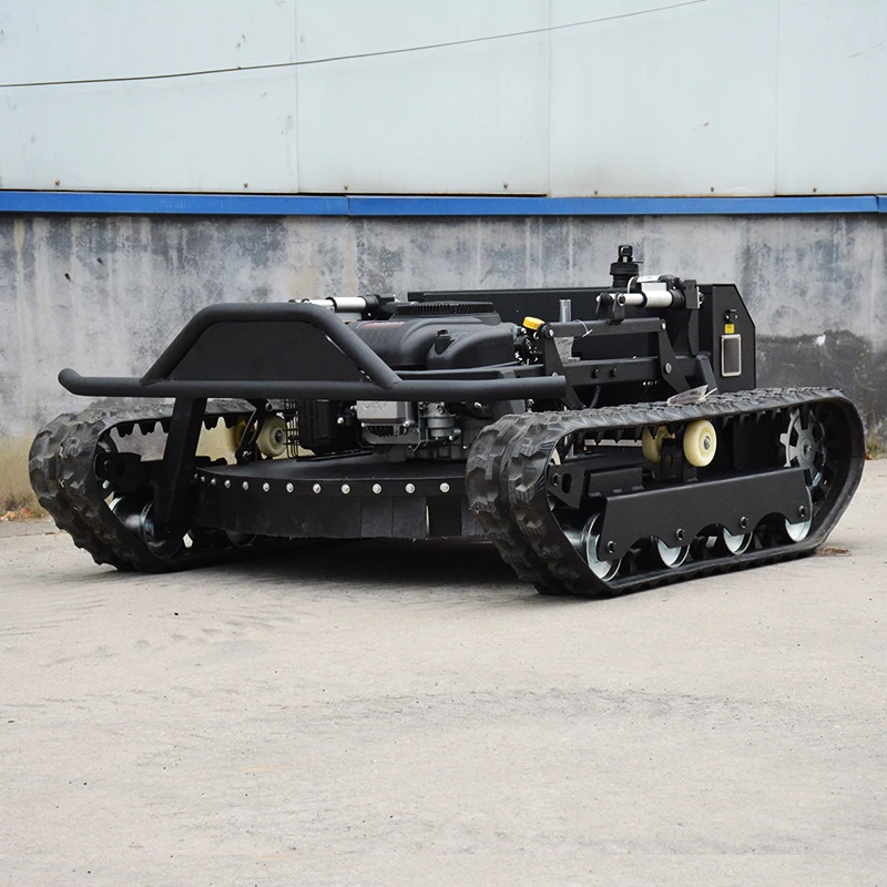 Customized Remote-Controlled Lawn Mower, Small Multifunctional Four Stroke Crawler Lawn Mower, Garden Farm Lawn Mower
