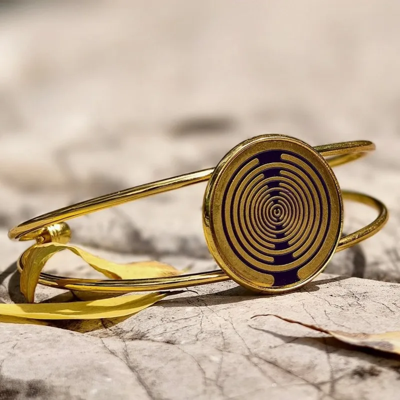 A13Z-Sacred Geometry Bracelet, Mwo Multi-Wave Oscillator For TESLA Polarizing Disk Polarized Disc Energy Field Generator