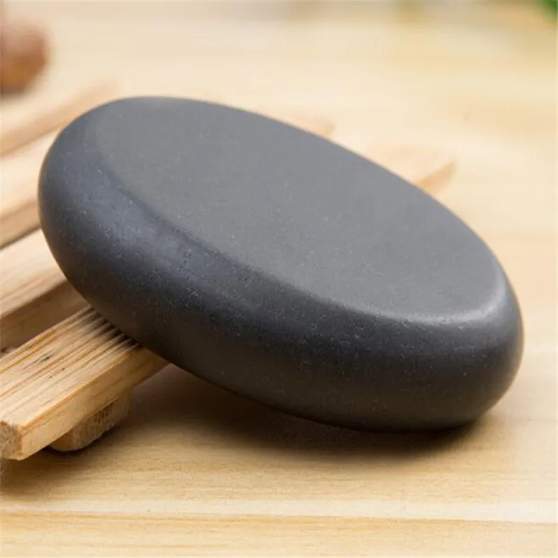 10Pcs Hot Stone Massage Set Heater Box Relieve Stress Back Pain Health Care Lava Basalt round massage tool Stones