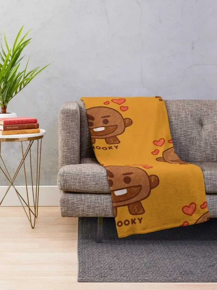 SHOOKY - Fan Art Throw Blanket Stuffeds Luxury Comforter Designers Blankets