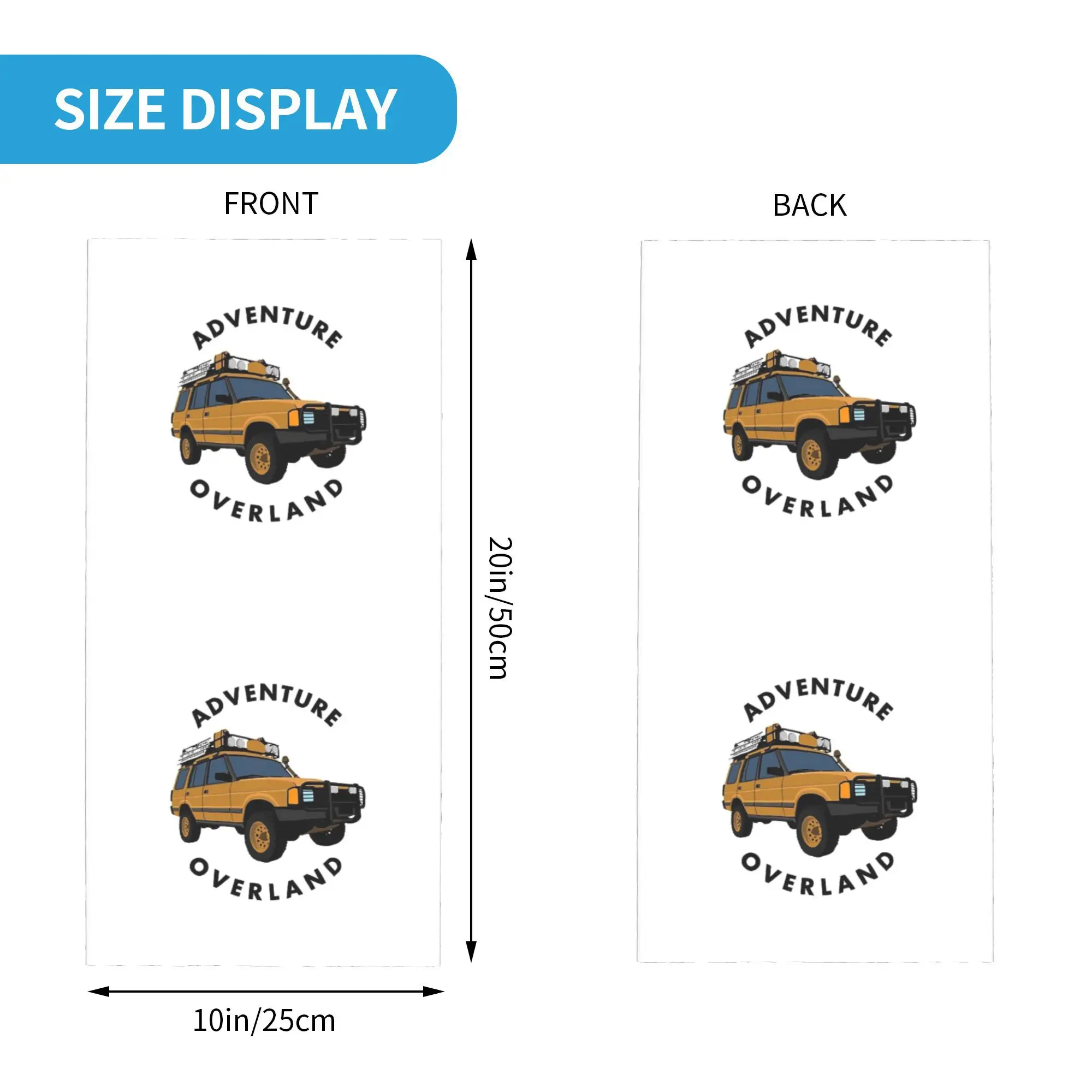 Camel Trophy Defender 110 ผ้าพันคอคอพิมพ์ Magic ผ้าพันคอ Multi-use แถบคาดศีรษะเดินป่าตกปลา Unisex ผู้ใหญ่ล้างทําความสะอาดได้