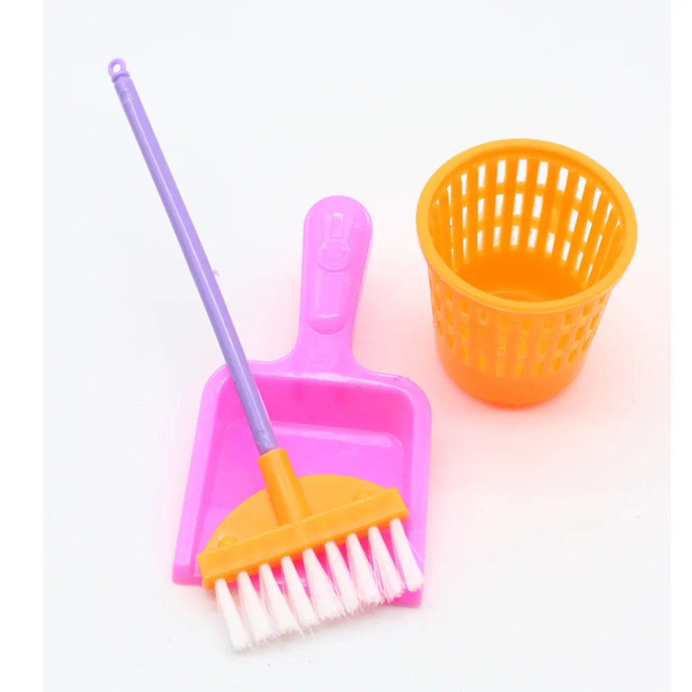 Intelligentes Spielzeugset für Kinder, die Hausarbeit simulieren, Backen in der Küche, Schürze, niedliches Mini-Haushaltsreinigungswerkzeug, Geschenk