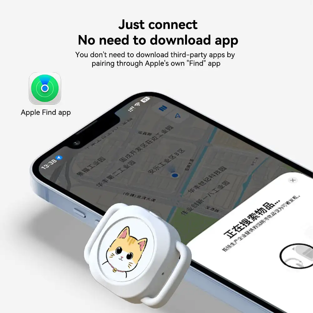 Posicionamento global anti-perdido rastreadores gps para animais de estimação chaveiro à prova d'água para cães e gatos animais de estimação carteira bagagetracker