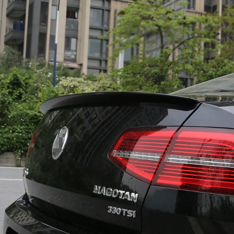 SHCHCG For Volkswagen VW Passat B8 Spoiler 2017 ABS Plastic Unpainted Primer Color Rear Trunk Boot Wing Spoiler Car Styling