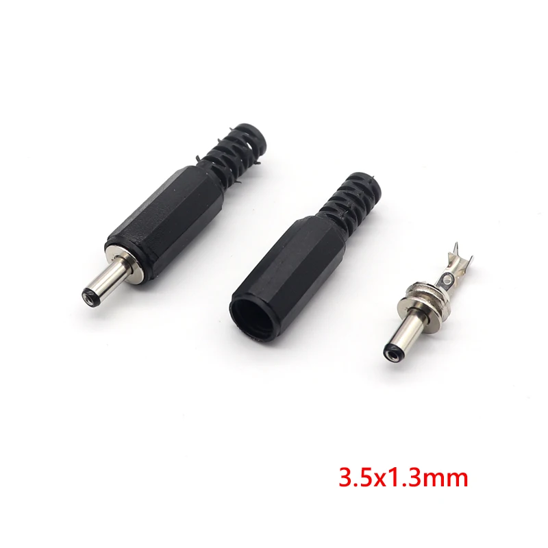 【10-5PCS】DC female male Power supply Plug Connectors 5.5x2.1 5.5x2.5 3.5*1.35 6.3*3.0mm Female male Jack Socket Adapter Wire