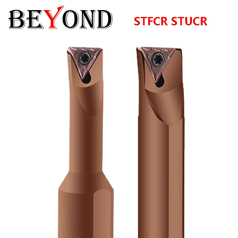 BEYOND STFCR STUCR S10K STUCR11 STFCR11 Spring Steel Internal Boring Bar Small Head Turning Tool Holder CNC Shockproof Hardened