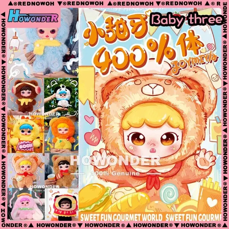 

Genuine Hot Sale Baby Three Year Old Sweet Toothed Animal Dim Sum 400% Plush Doll Blind Box Collection Doll Festival Ornaments