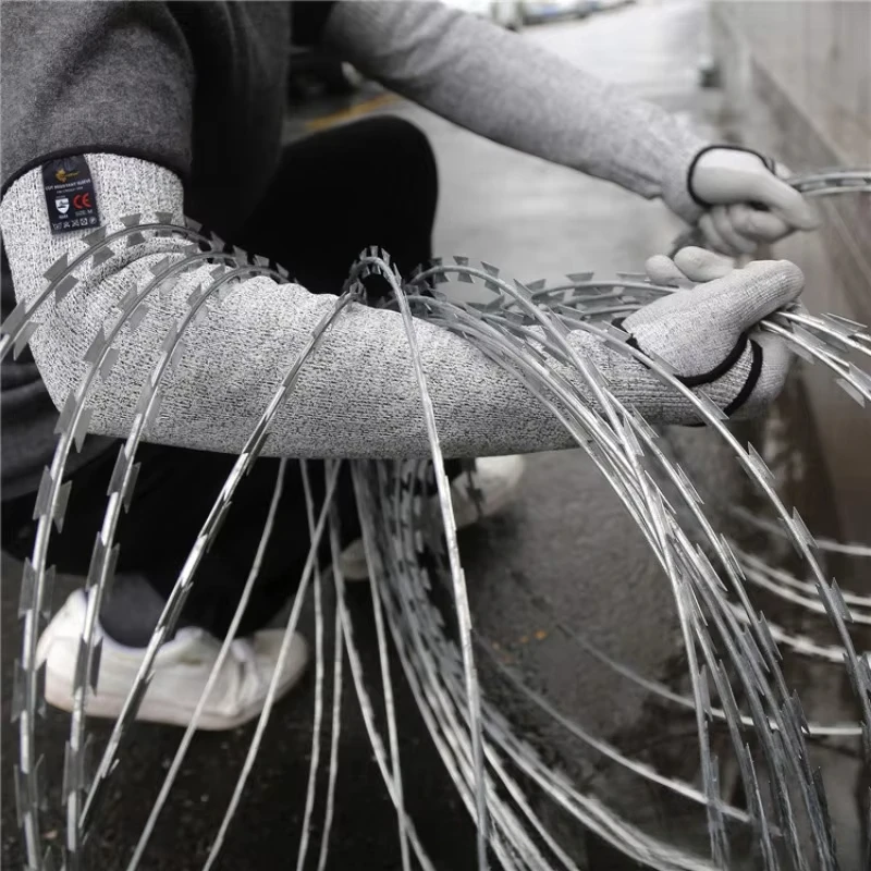 Cut Resistant Arm Sleeves, Anti-Slash Protective Wear for Construction Gardening,Forearm Safety Protection Gear,Durable Material