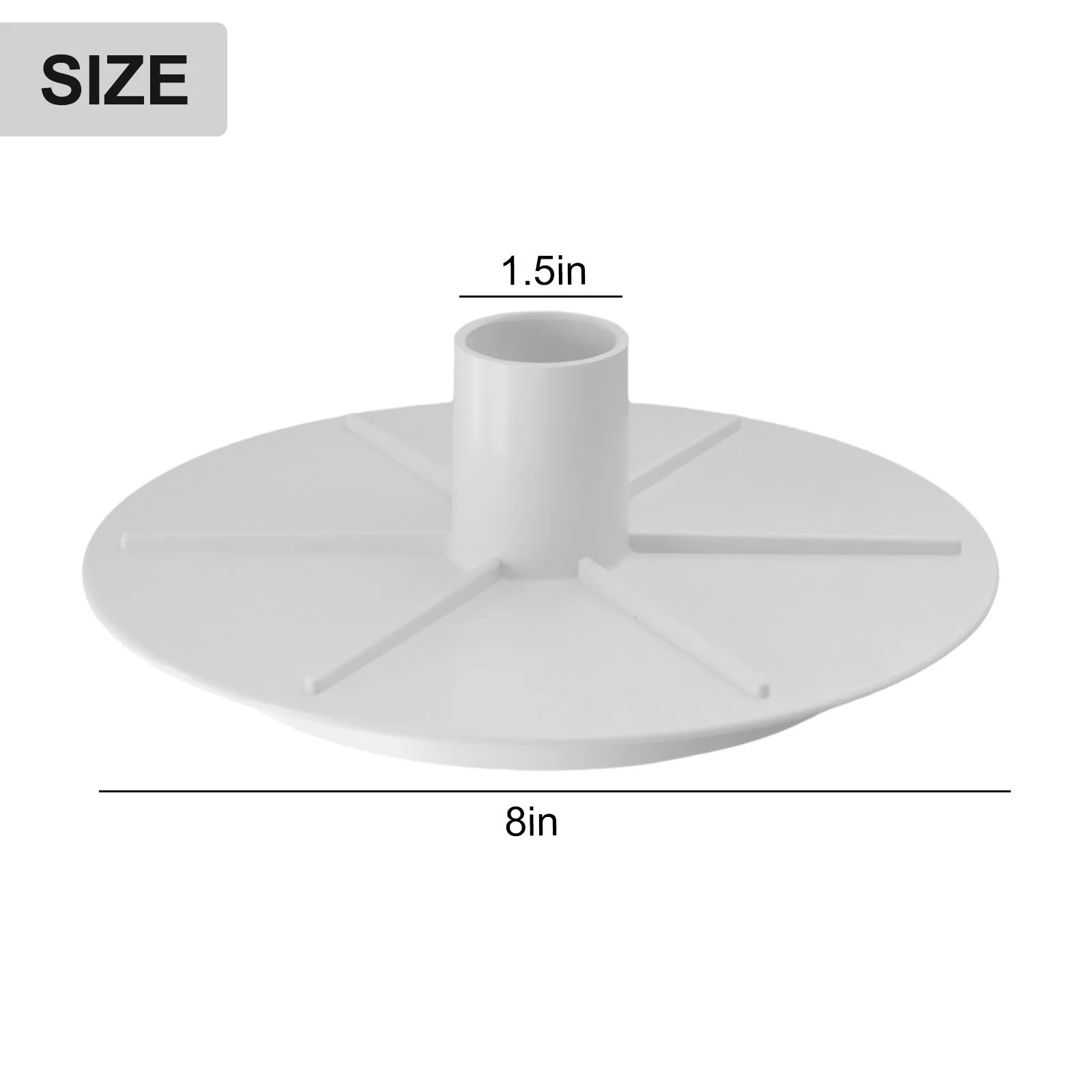 Skimmer Vacuum Plate for Pentair For S15 For S20 Inground Pool Skimmers 8 inch Lid to Improve Skimming Consistency