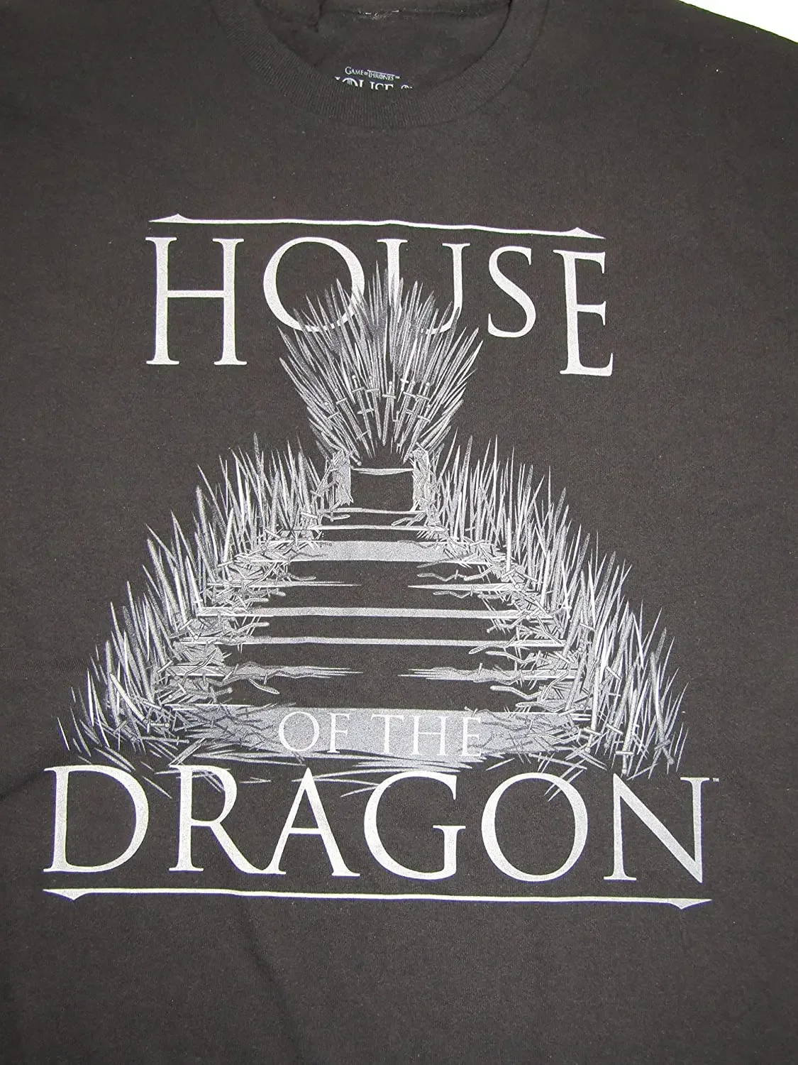 Hot Sale Dragon Throne Logo T-Shirt Short Sleeve Casual 100% Cotton O-Neck Summer Mens T Shirt Size S-3XL
